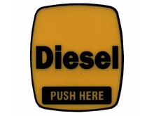888460-001-013 Diesel Label W/Push Here