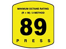 EU02006-89 Encore S Series 89 Octane Label