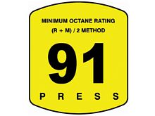 EU02006-91 Encore S Series 91 Octane Label