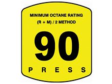 EU02006-90 Encore S Series 90 Octane Label