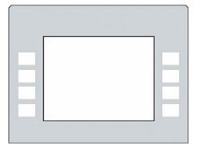 EU01003G055 Encore Tilt Monochrome Softkey Overlay, Light Gray