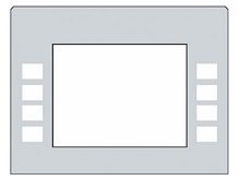 EU01003G055 Encore Tilt Monochrome Softkey Overlay, Light Gray