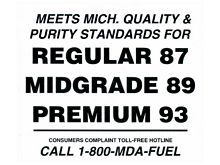 503-1544 Meets Michigan Standard Sticker